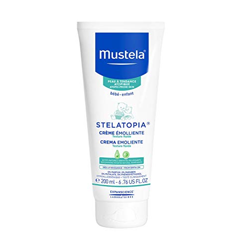 Mustela Stelatopia - Crema emoliente para piel atópica, 200 ml