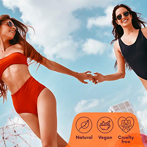 muum - Aceite Bronceador de Urucum y Zanahoria - Acelerador del Bronceado con Antioxidantes Naturales, Hidrata y previene manchas y arrugas - Bronceado de tono dorado y natural - 200 ml.