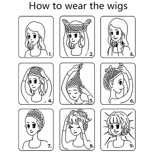 MUZI WIG Anime Cosplay Peluca con Gorra de Peluca Gratis para My Hero Academia (Shoto Todoroki 1)