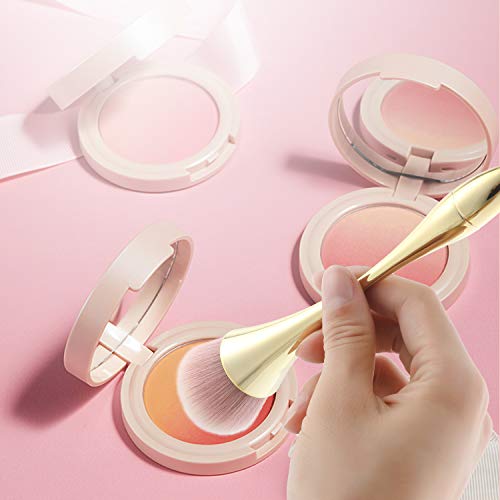 Mwoot - Pincel para uñas de gel UV acrílico y polvo de uñas para maquillaje, color rosa