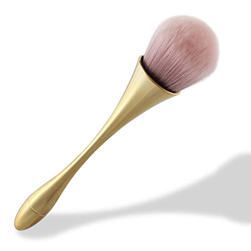 Mwoot - Pincel para uñas de gel UV acrílico y polvo de uñas para maquillaje, color rosa