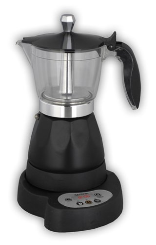 Mx Onda MX-CE2254 Cafetera eléctrica con temporizador, 480 W, 0.3 litros, Negro