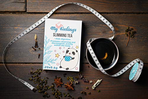 My Feelings - Té adelgazante. Extracto en polvo (20 sticks de 0,6 g / 0,4 oz)