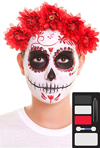 My Other Me Me-207064 Kit Maquillaje Adulto Catrina, Talla única (Viving Costumes 207064)