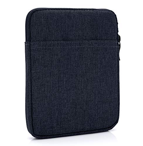 MyGadget Bolsa de Nylon de 6" para E-Reader/E-Book/Smartphone - Estuche Alcochado para Amazon Kindle Paperwhite/Voyage/Oasis/Kobo - Azul Oscuro