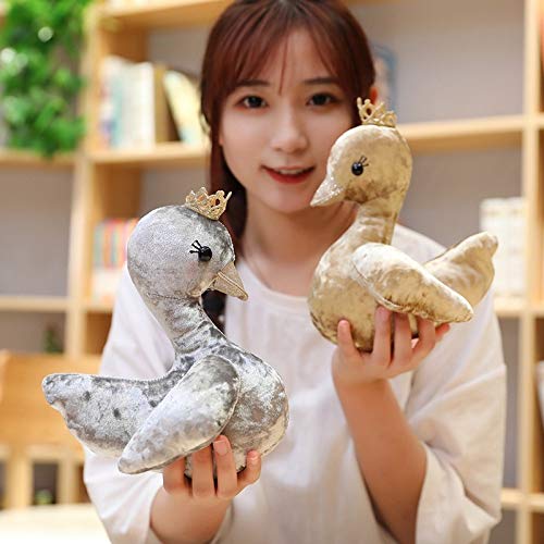 N / A Bonita Corona de Cisne e hipocampo de Peluche de Juguete Suave Animal de Dibujos Animados Flamingo y Caballo de mar muñeco de Peluche bebé apaciguar Juguete Chico Chica Regalo 20CM