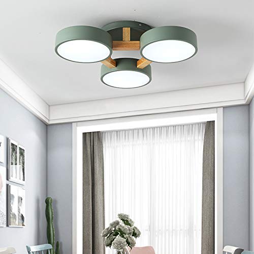 N / A gastronomía lámpara de luz LED, AC90-260V Regulable con Control Remoto Colgante, de Estar Cocina,Gris