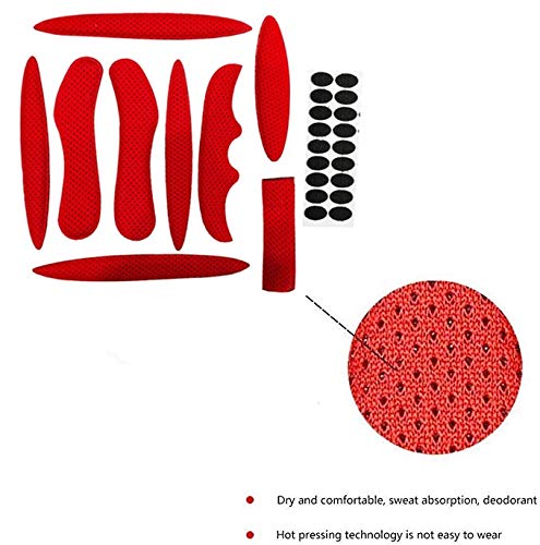 N/A Juego de 2 Almohadillas para Casco de Bicicleta, Almohadillas de Espuma universales para Casco de Bicicleta, Motocicleta