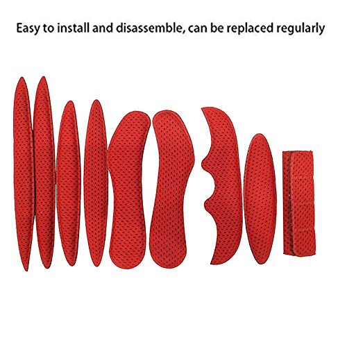 N/A Juego de 2 Almohadillas para Casco de Bicicleta, Almohadillas de Espuma universales para Casco de Bicicleta, Motocicleta