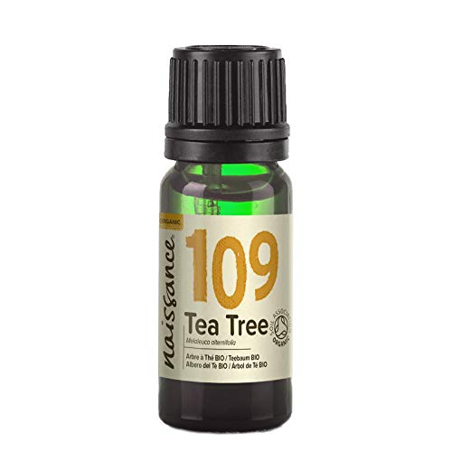 Naissance Aceite Esencial de Árbol de Té BIO n. º 109 – 10ml - 100% Puro, vegano, certificado ecológico y no OGM