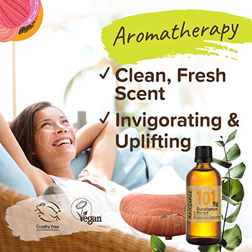 Naissance Aceite Esencial de Eucalipto Globulus n. º 101-100ml - 100% Puro, vegano y no OGM