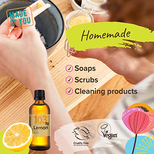 Naissance Aceite Esencial de Limón - 100ml - 100% puro, vegano y no OGM