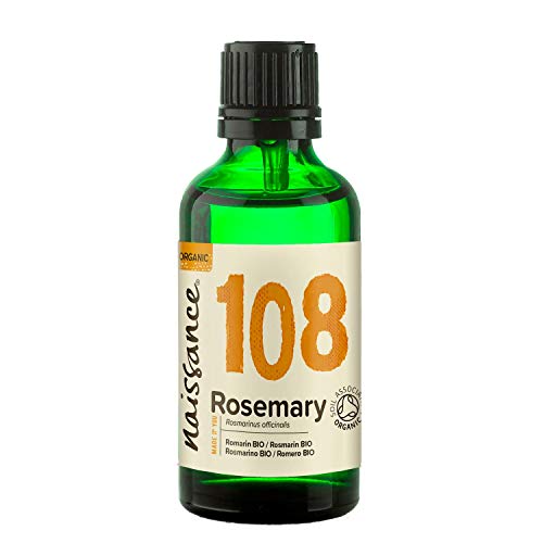 Naissance Aceite Esencial de Romero Bio 50ml - 100% Puro, Vegano y no OGM