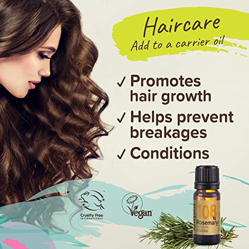 Naissance Aceite Esencial de Romero n. º 108 – 10ml - 100% Puro, vegano y no OGM