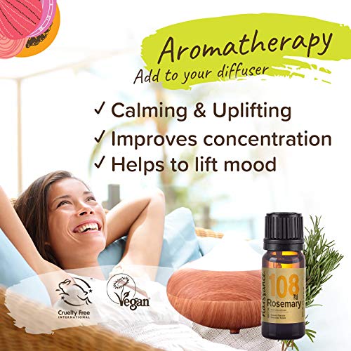 Naissance Aceite Esencial de Romero n. º 108 – 10ml - 100% Puro, vegano y no OGM