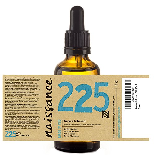 Naissance Aceite Macerado de Árnica 60ml - 100% natural, vegano y no OGM