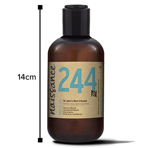 Naissance Aceite Macerado de Hierba de San Juan 250ml - 100% natural, vegano y no OGM