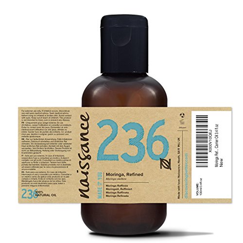 Naissance Aceite Vegetal de Moringa 100ml - 100% puro, refinado, prensado en frío, vegano y no OGM …