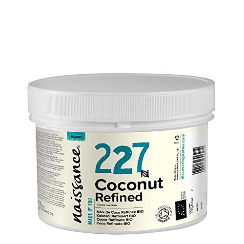 Naissance Coco Refinado BIO Sólido - Aceite Vegetal Prensado en Frío 100% Puro - Certificado Ecológico - 250g