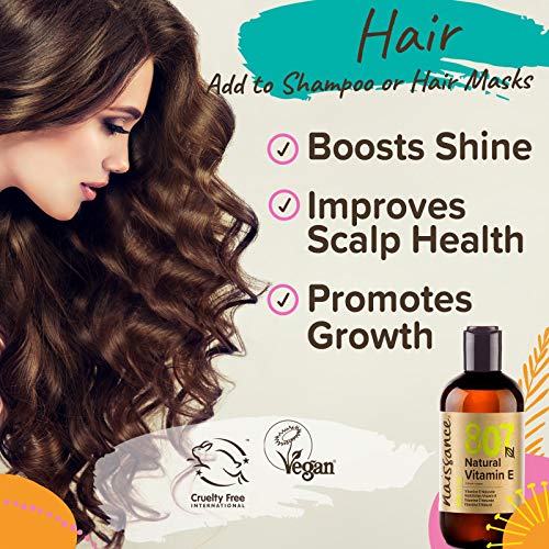 Naissance Vitamina E n. º 807 (Aceite) – 250ml - Natural, vegana, libre de hexano y no OGM.