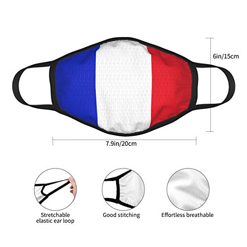 naizi Recubrimiento facial-3 capas-Mascarilla facial de algodón-Tercera capa (media) de interfaz electrostática no tejida-Lavable y reutilizable-Transpirable y cómoda