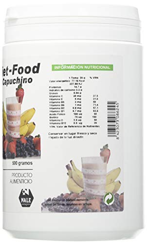 Nale Diet Food Batido Sabor Capuccino 500Gr 400 g