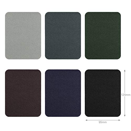 Naler 30 Parches Termoadhesivos Parches Tela Adhesivos para Ropa Planchar y Coser (6 Colores)