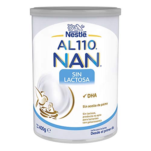 NAN AL110 - Tratamiento dietético de lactantes y niños con intolerancia a la lactosa, frecuentemente asociada a trastornos diarreicos, 400 g