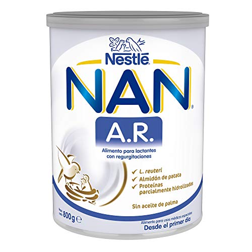 NAN A.R. - Alimento en polvo para lactantes con regurgitaciones Desde el primer día 800 g - Pack de 3