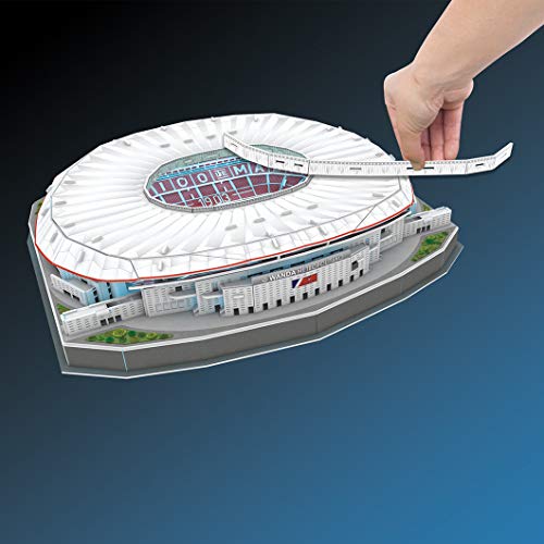 NANOSTAD Estadio Wanda Metropolitano LED Edition (Club Atletico de Madrid) Puzzle 3D (Producto Oficial Licenciado)