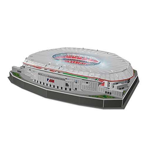 NANOSTAD Estadio Wanda Metropolitano LED Edition (Club Atletico de Madrid) Puzzle 3D (Producto Oficial Licenciado)