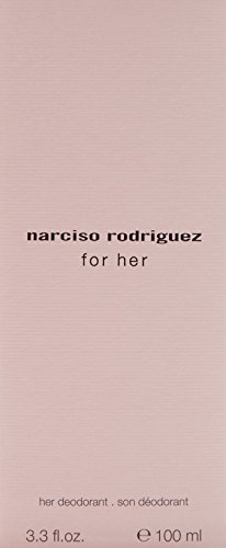 Narciso Rodriguez - Desodorante vaporizador para mujer, 100 ml