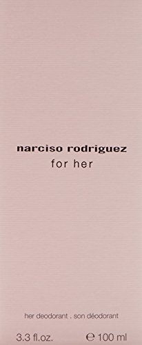 Narciso Rodriguez - Desodorante vaporizador para mujer, 100 ml