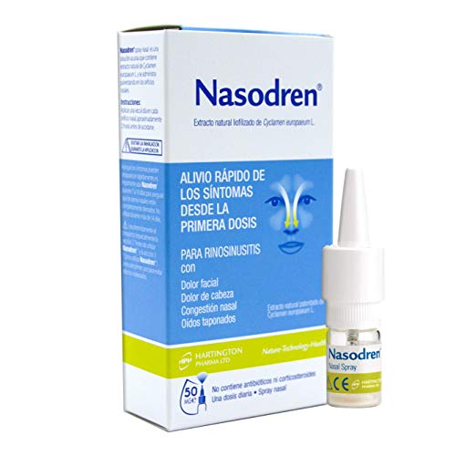 Nasodren: Spray nasal para la congestión nasal y otros síntomas de la sinusitis