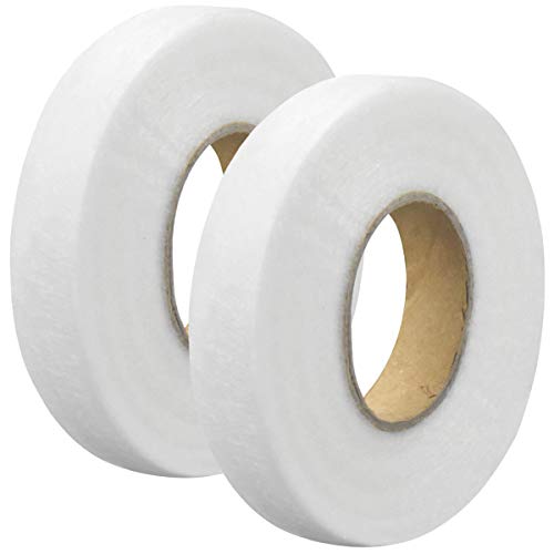 NATUCE 130M Cinta de Dobladillo, Cinta Dobladillo Plancha, Cinta Termoadhesiva Ropa, Cinta de Dobladillo de Planchar, Cinta Termoadhesiva para Cortinas Pantalones Vaqueros Cortinas y Telas (20mm)