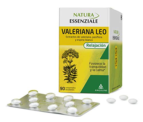 Natura Essenziale Valeriana Leo - 90 Comprimidos - La valeriana contribuye al inicio y al mantenimiento de la calidad normal del sueño