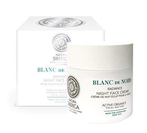 Natura Siberica Crema Facial de Noche Radíance, Blanc des Noirs - 50 ml