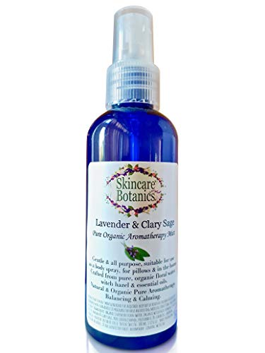 Natural Aromaterapia Lavanda & Salvia Esclarea Spray De Ambiente, Almohada & Cuerpo Spray
