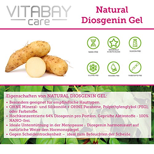 Natural Diosgenin Gel extra fuerte 100 ml - 64% de Diosgenina - 80% de extracto de raíz de Yam