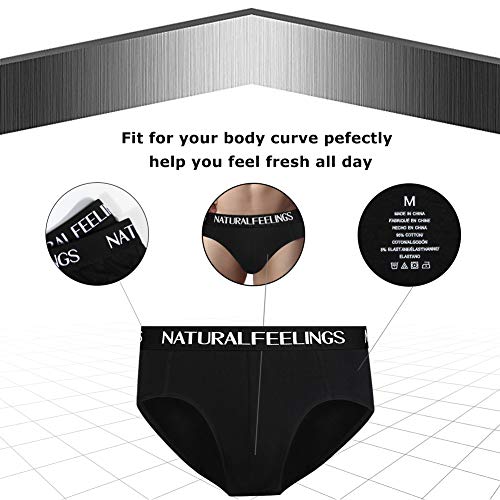 Natural Feelings Slip Calzoncillos de Hombre Cómoda y Ultra Suave Algodón Elástic Slip Hombre