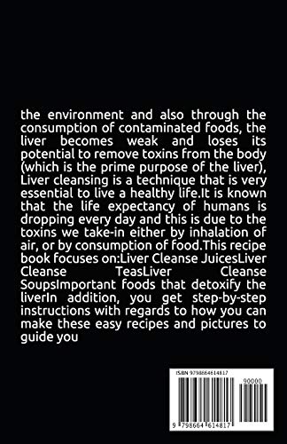 NATURAL LIVER CLEANSE RECIPES: Comprehensive Guide and Recipes Of Cleanse Diet to Revitalize Your Health, Detox Your Body, and Reverse Fatty Liver