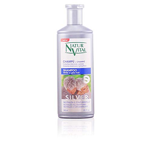 Naturaleza y Vida Champú Cabello Blanco y Gris - 300 ml