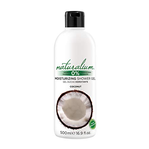 Naturalium Gel de baño aroma Coco - Gel de ducha hidratante con olor a fruta fresca. Sin Parabenos ni Colorantes. Formato 500 mL