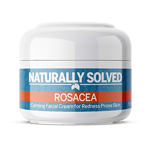 Naturally Resuelve Rosácea crema hidratante de día antienrojecimiento, para piel sensible al acné, eccema propensa de acné, 50 ml