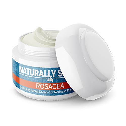 Naturally Resuelve Rosácea crema hidratante de día antienrojecimiento, para piel sensible al acné, eccema propensa de acné, 50 ml