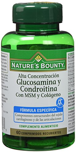 Nature's Bounty Glucosamina y Condroitina con Msm y Colágeno - 60 Comprimidos