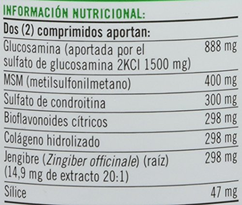 Nature's Bounty Glucosamina y Condroitina con Msm y Colágeno - 60 Comprimidos