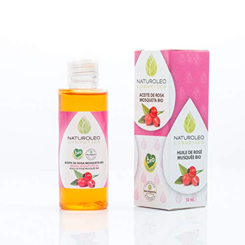 Naturoleo Cosmetics - Aceite Rosa Mosqueta BIO - 100% Puro y Natural Ecológico Certificado - 50 ml