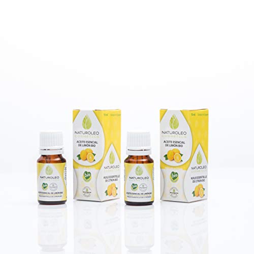 Naturoleo Cosmetics BIO - Aceite Esencial de Limón, 10 + 10 ml