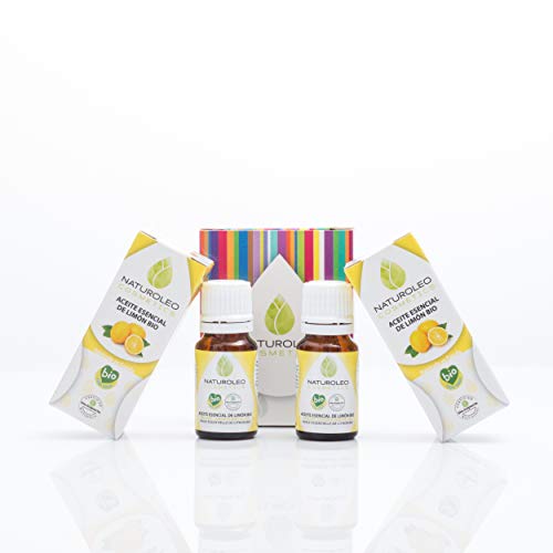 Naturoleo Cosmetics BIO - Aceite Esencial de Limón, 10 + 10 ml